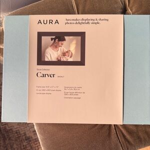 Brand New Unopened- Aura Carver Stone Collection in Blue and Cream